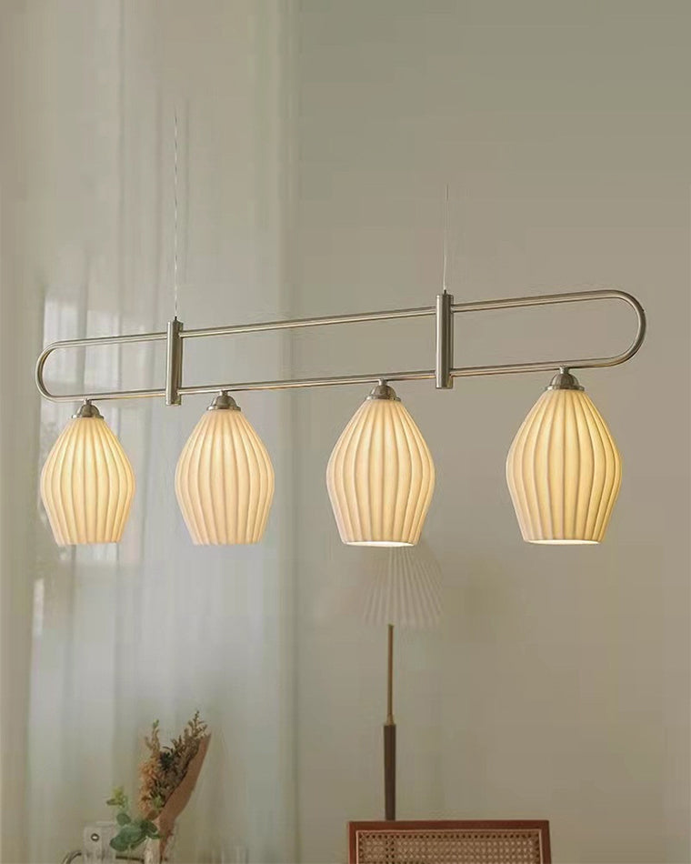 WOW Ceramic Bud Linear Chandelier-wow2121b