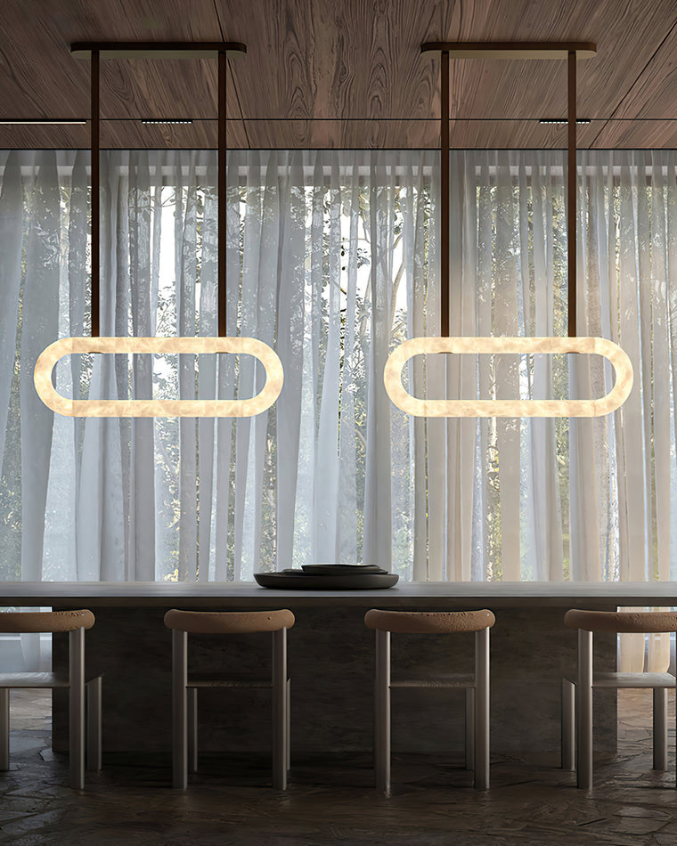 WOW Oval Alabaster Chandelier-wow2872