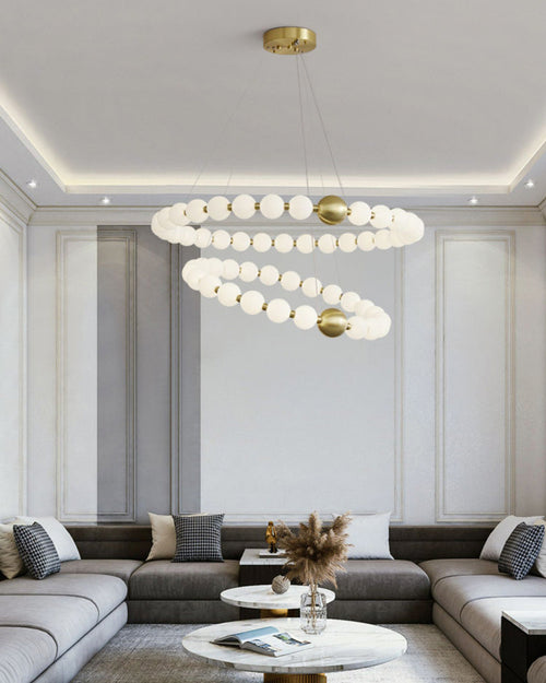 WOW Pear Necklace Circular Chandelier-wow2449