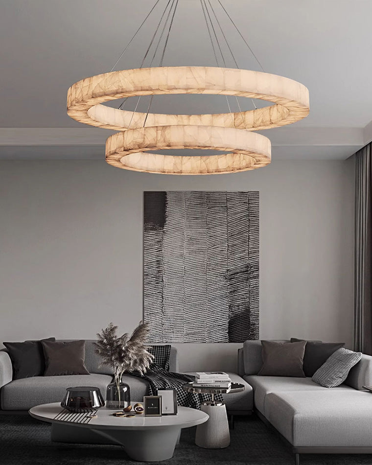 WOW Alabaster Tiered Chandelier-wow2804