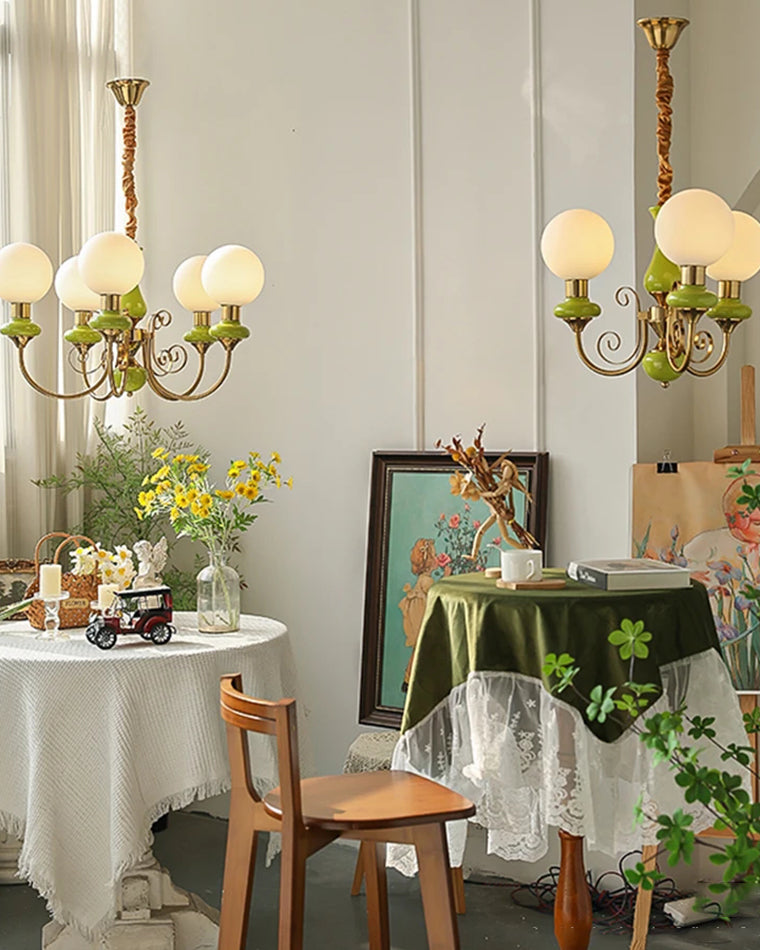 WOW Glass Globe French Chandelier-wow2958