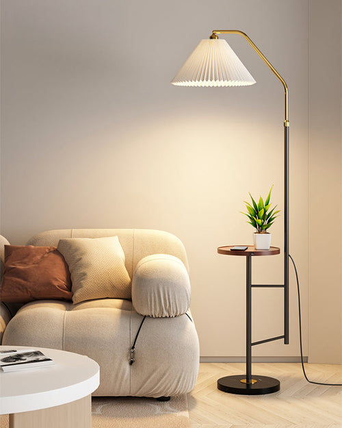 WOW Pleated Floor Lamp with Tray-wow7079