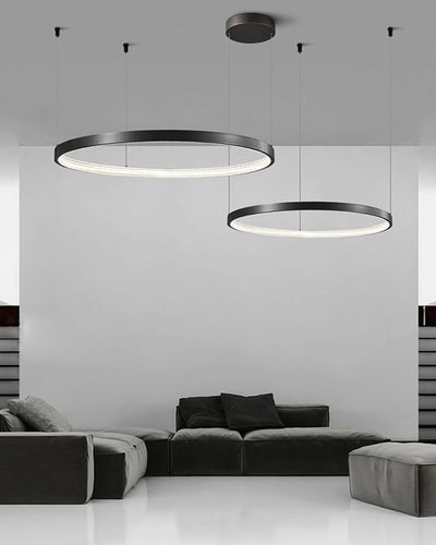 WOW Tiered Circular Led Brass Chandelier-wow2345