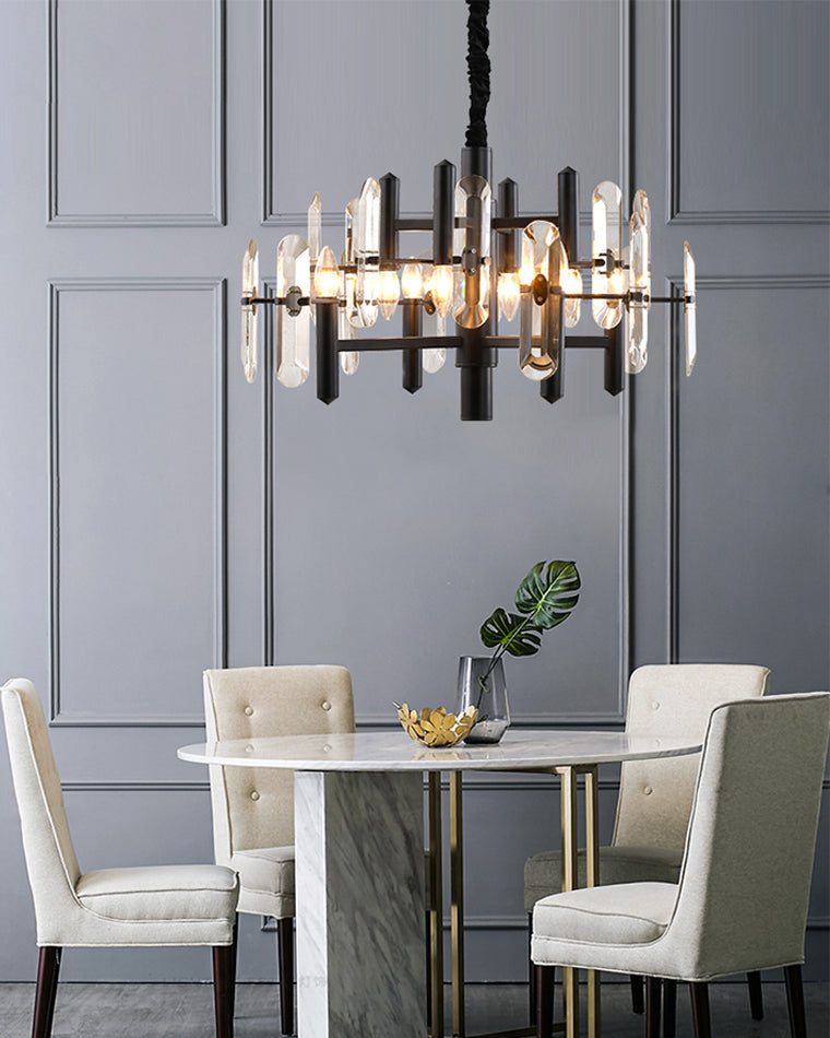 WOW Black Candle Crystal Chandelier-wow2519