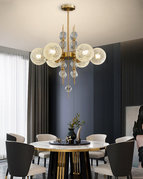WOW Textured Glass Bubble Chandelier-wow2769