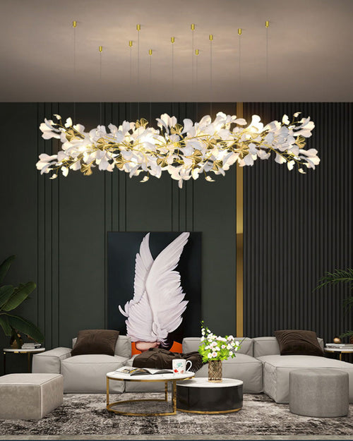 WOW Gingko Long Linear Chandelier-wow2426