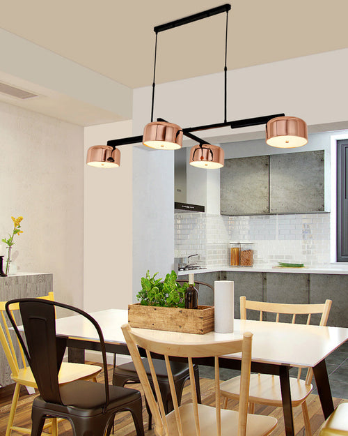 WOW Drum Shade Linear Chandelier-WOW2615