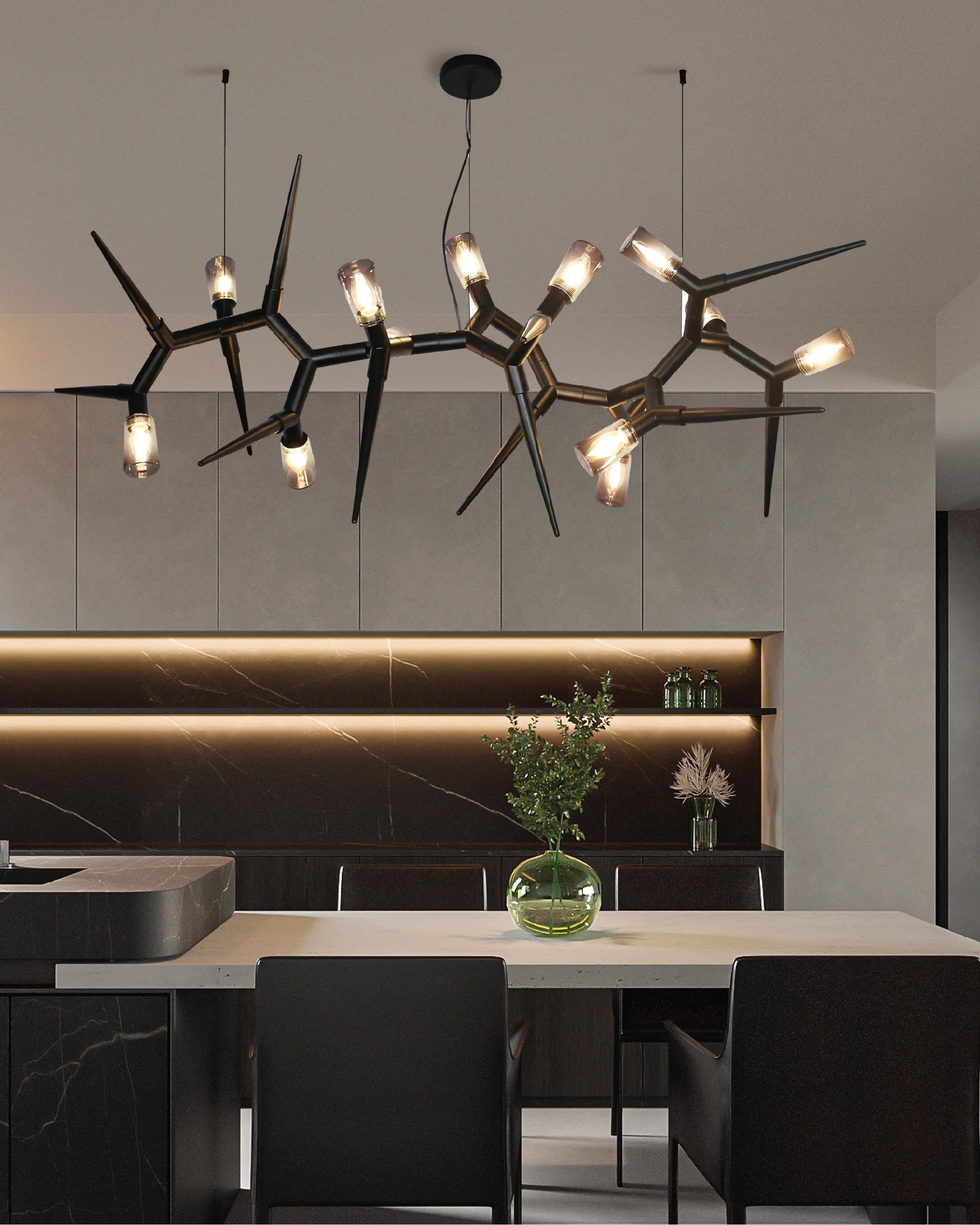 WOW Black Branch Chandelier-wow2672
