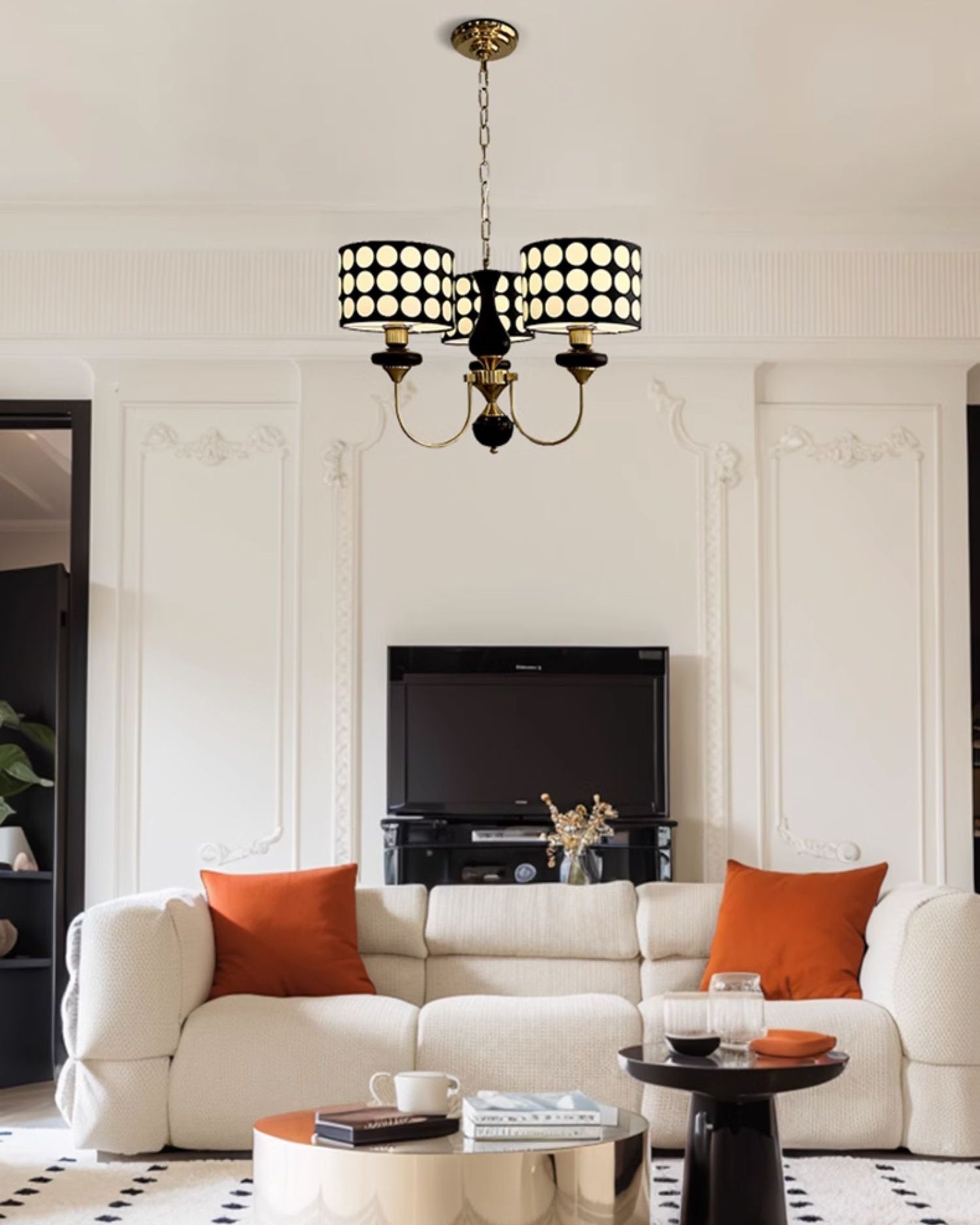 WOW Polka Shaded Chandelier-wow2913