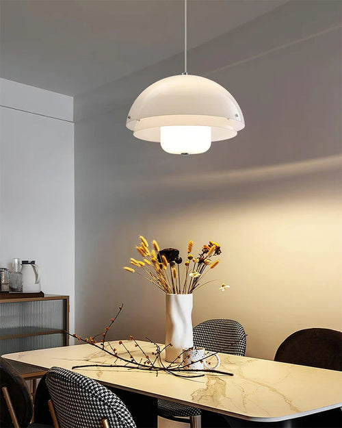 WOW Milk Glass Dome Pendant Light-wow2786