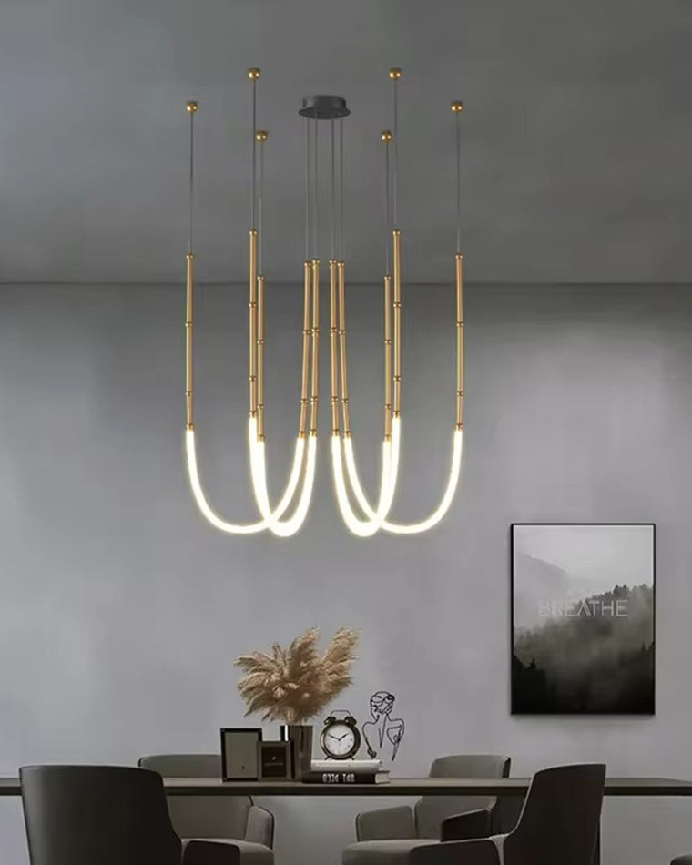 WOW Bamboo Rope LED Chandelier-wow2752