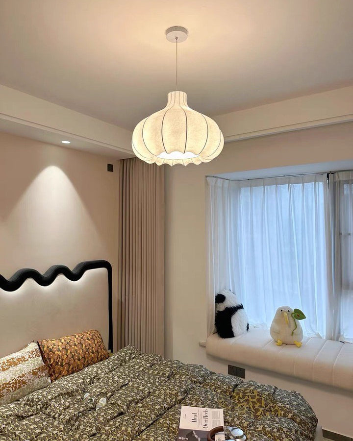 WOW Pumpkin Silk Pendant Light-wow2568