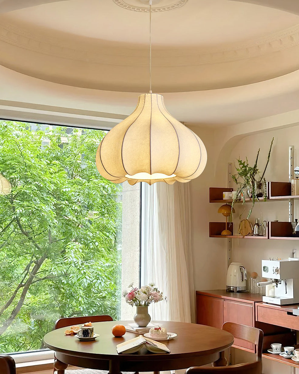 WOW Pumpkin Silk Pendant Light-wow2568