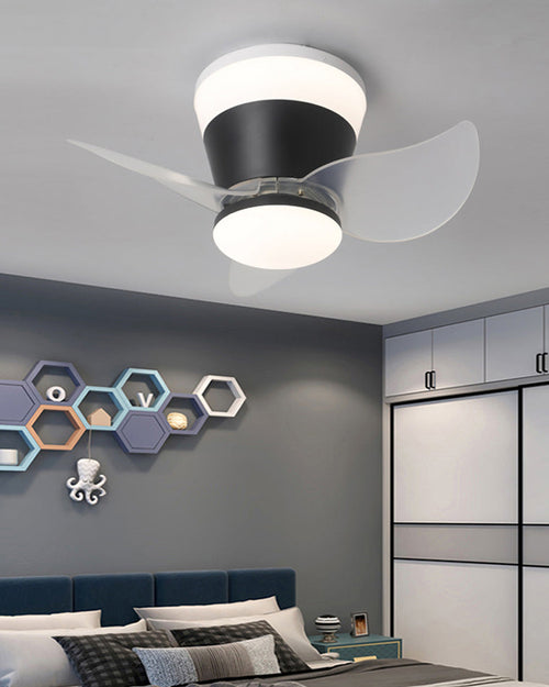 WOW Small Low Profile Ceiling Fan Lamp-wow5084