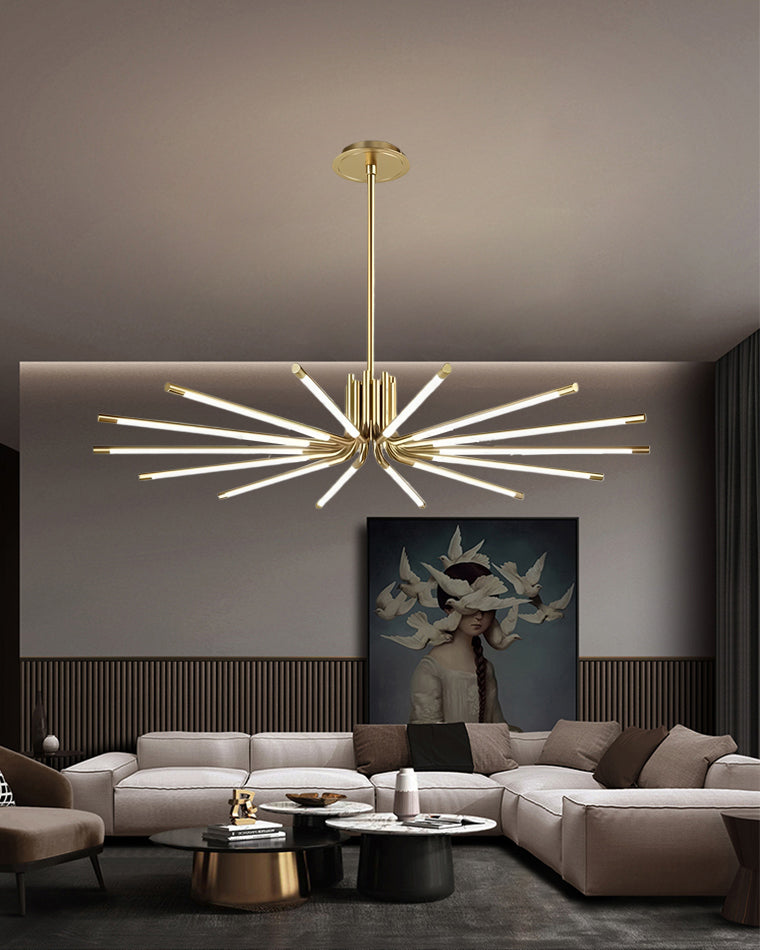 WOW Starburst Multi Light Rods Chandelier-wow2761