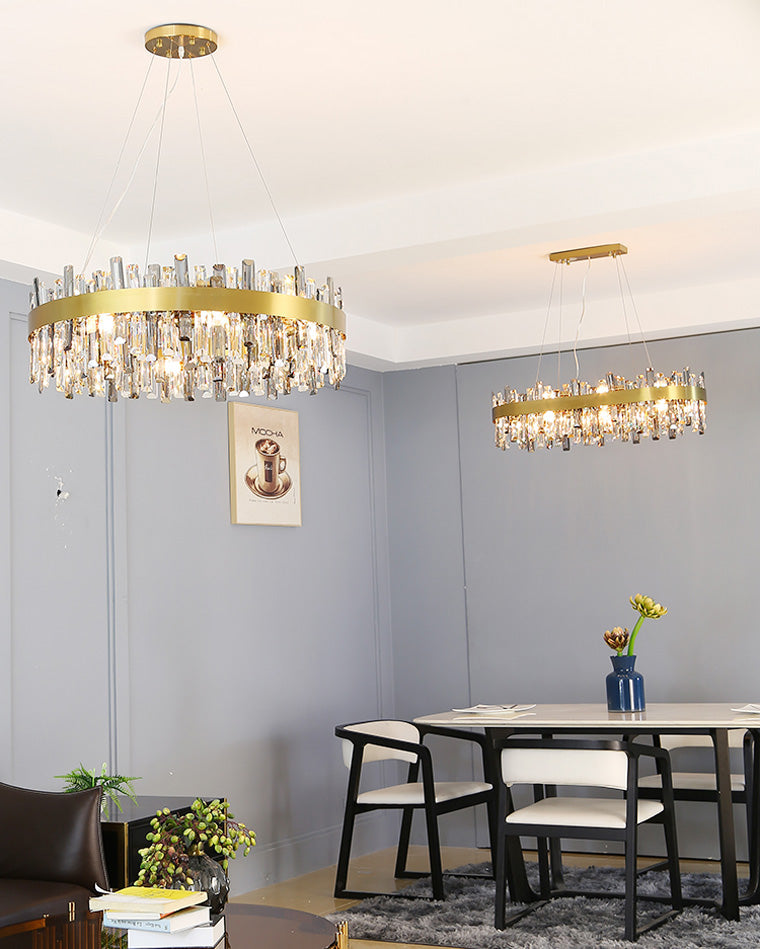 WOW Long Oval Crystal Chandelier-wow2486