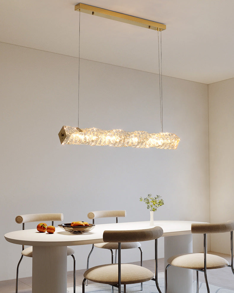 WOW Twist Linear Crystal Chandelier-wow2193