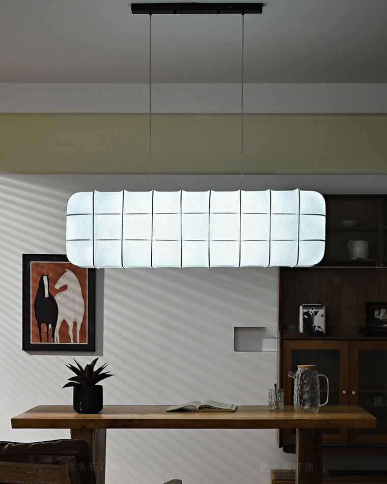 WOW Rectangular Fabric Chandelier-wow2957