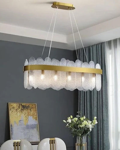WOW Long Oval Glass Chandelier-WOW2410