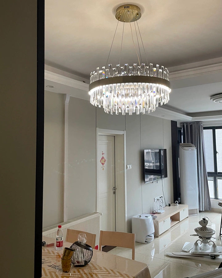 WOW Tiered Round Crystal Chandelier-wow2562
