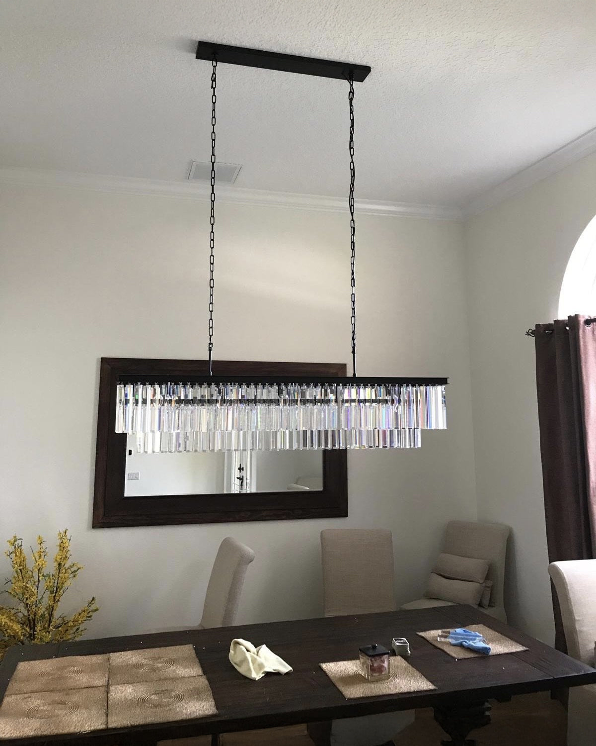 WOW Rectangular Crystal Chandelier-wow2589