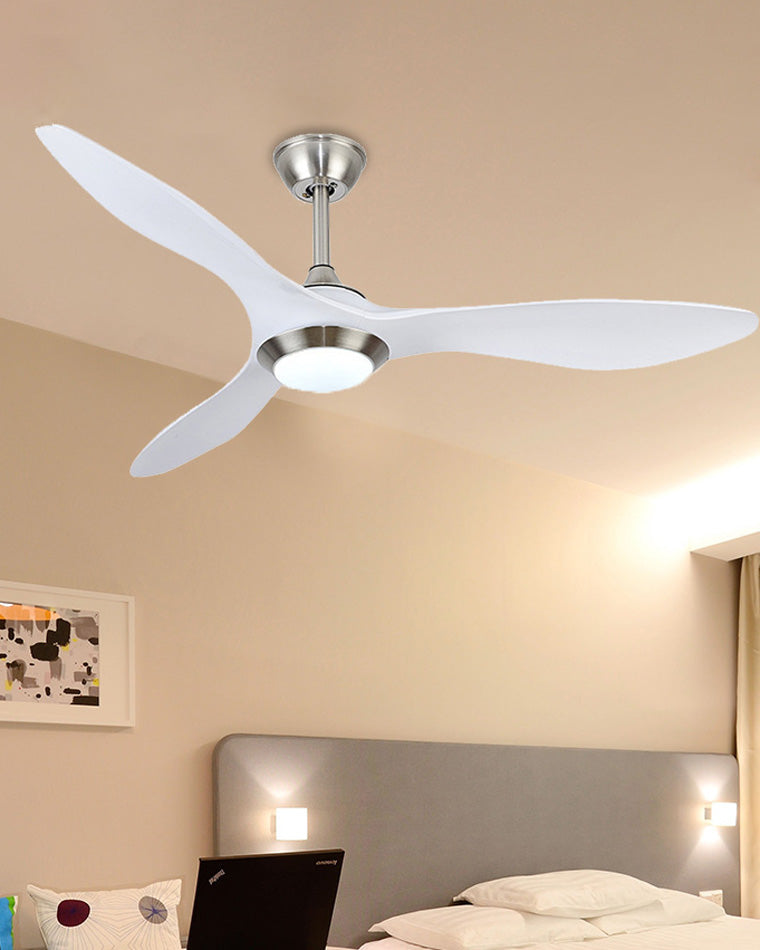 WOW Coastal White Large Ceiling Fan Lamp-wow5055