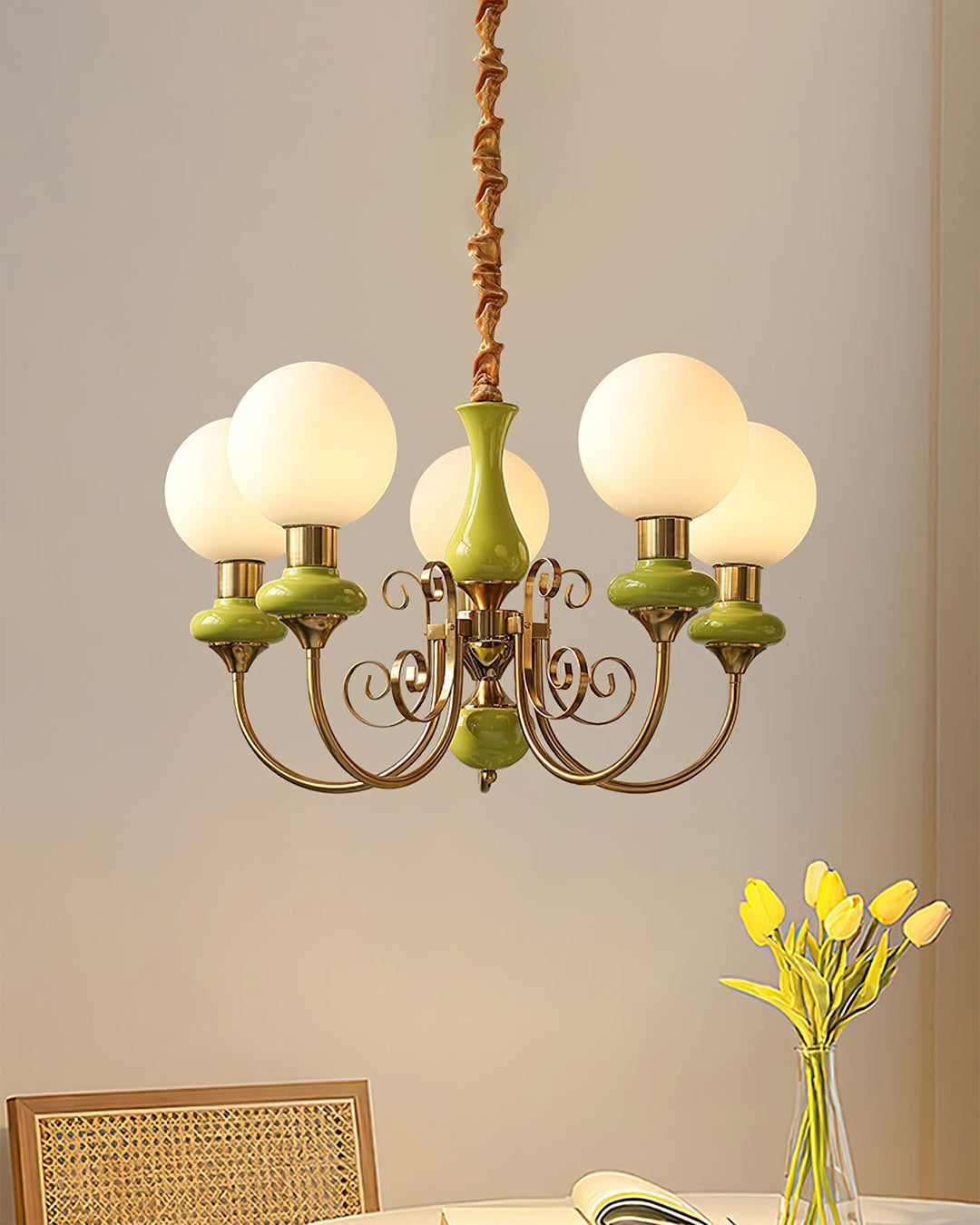 WOW Glass Globe French Chandelier-wow2958