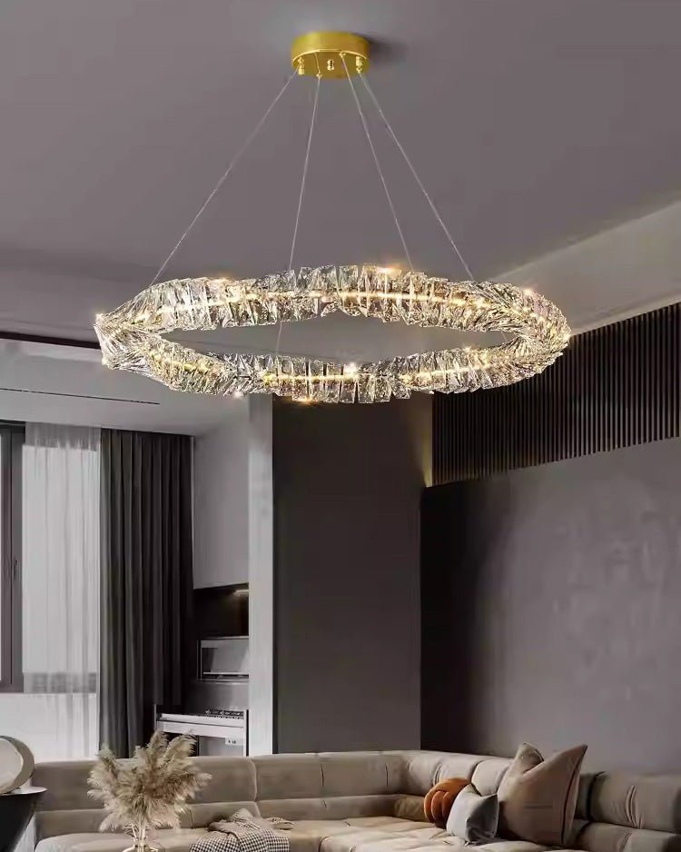 WOW Crystal Ring Led Chandelier-wow2581