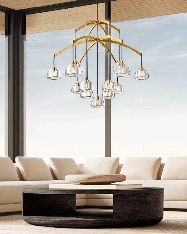 WOW Multi Light Crystal Pendant Chandelier-wow2828