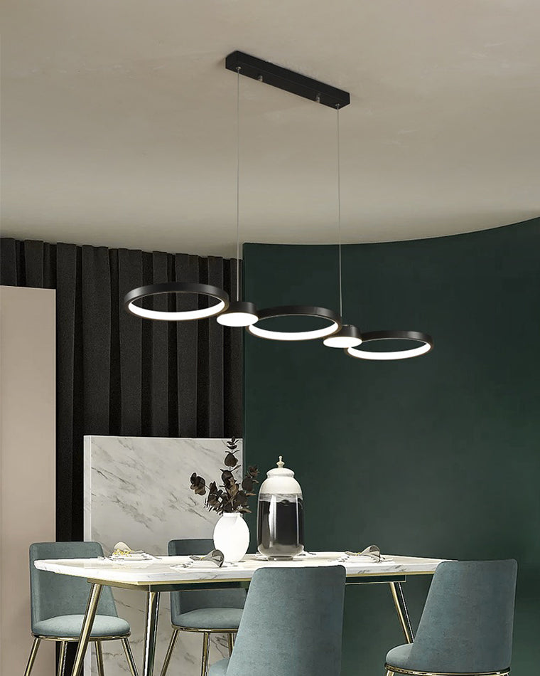 WOW Multi Circle Linear Pendant Light-wow2765