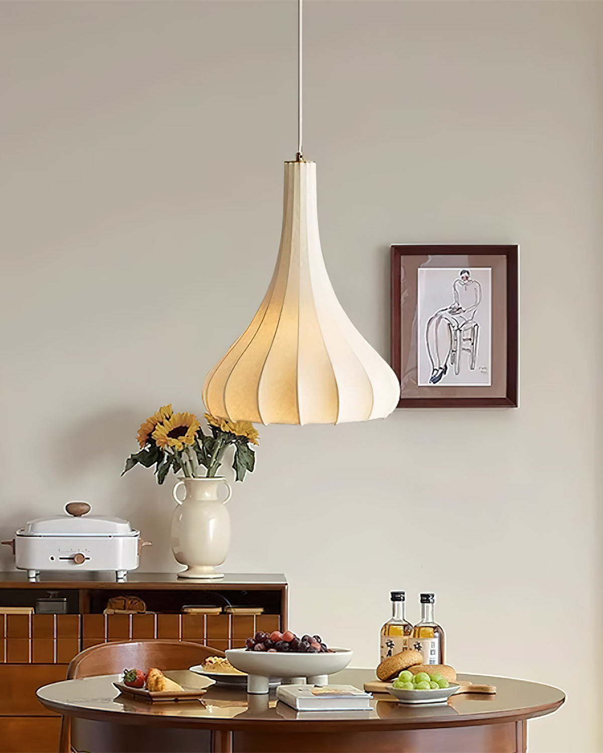 WOW Cone Silk Pendant Light-wow2975