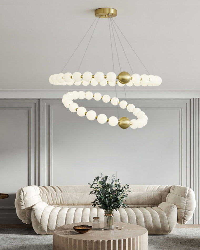 WOW Pear Necklace Circular Chandelier-wow2449