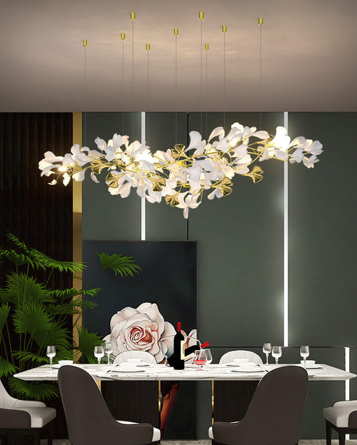 WOW Gingko Long Linear Chandelier-wow2426