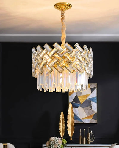 WOW Shield Crystal Round Chandelier-wow2190