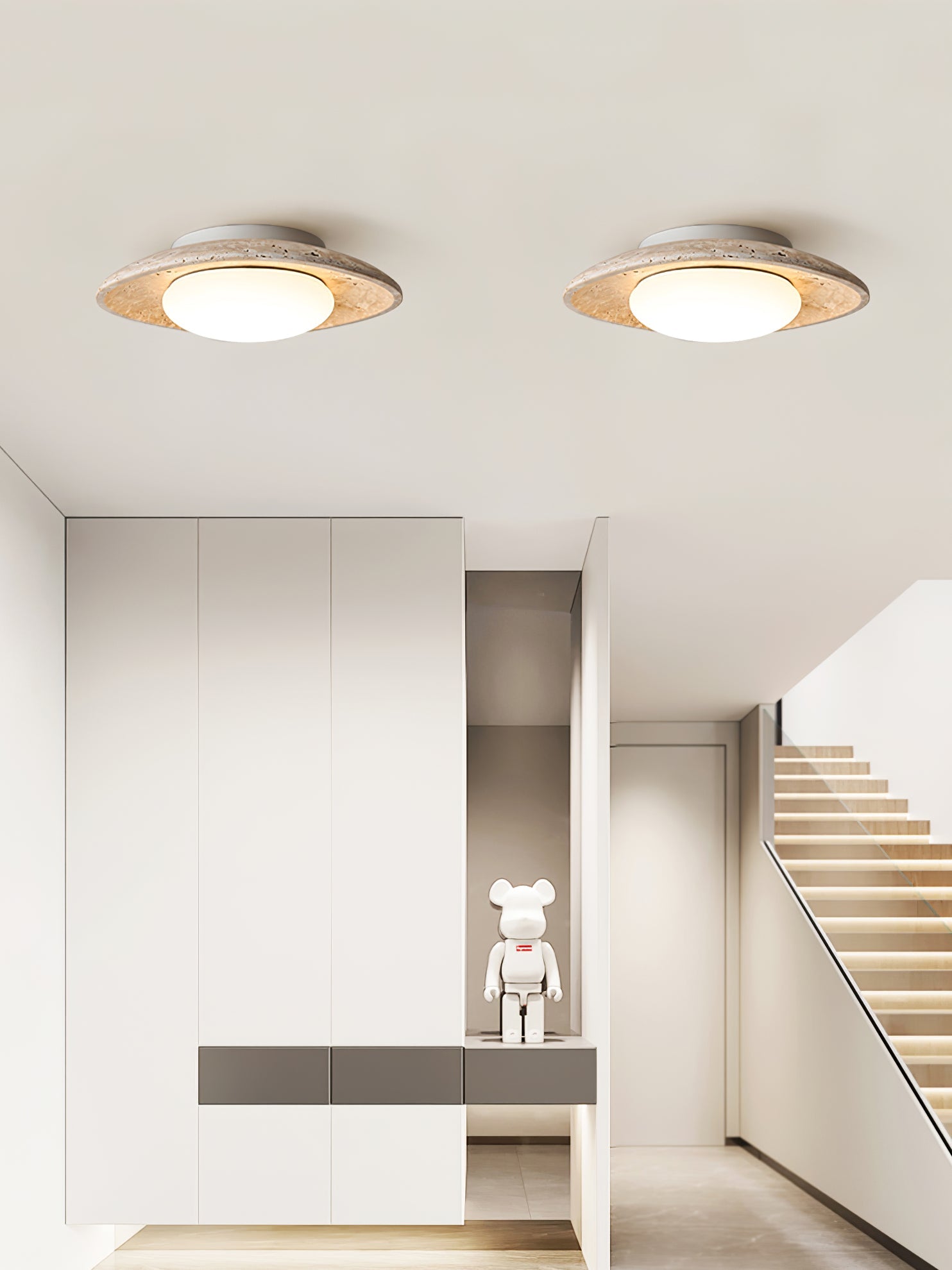 WOW Luma Travertine Ceiling Light