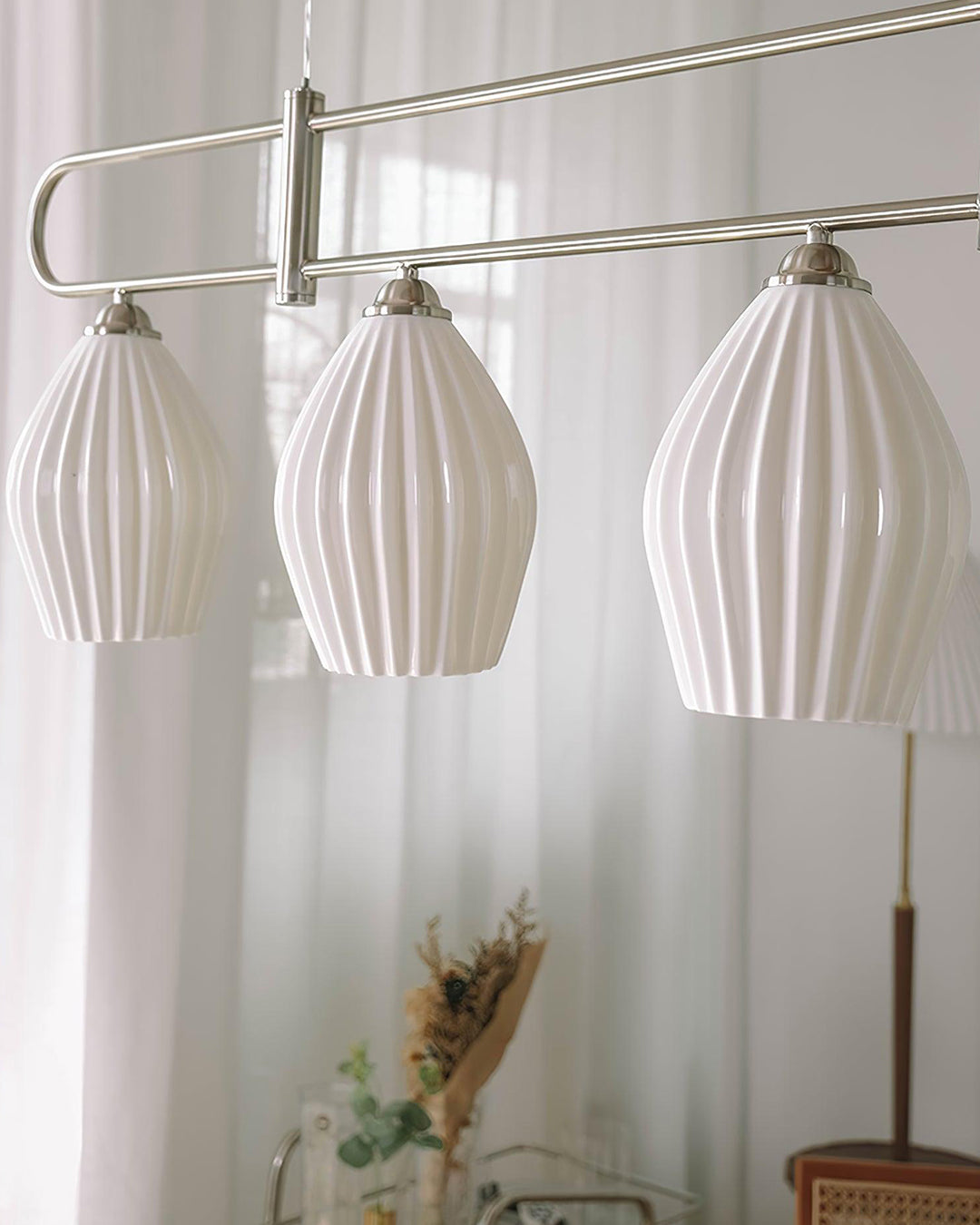 WOW Ceramic Bud Linear Chandelier-wow2121b