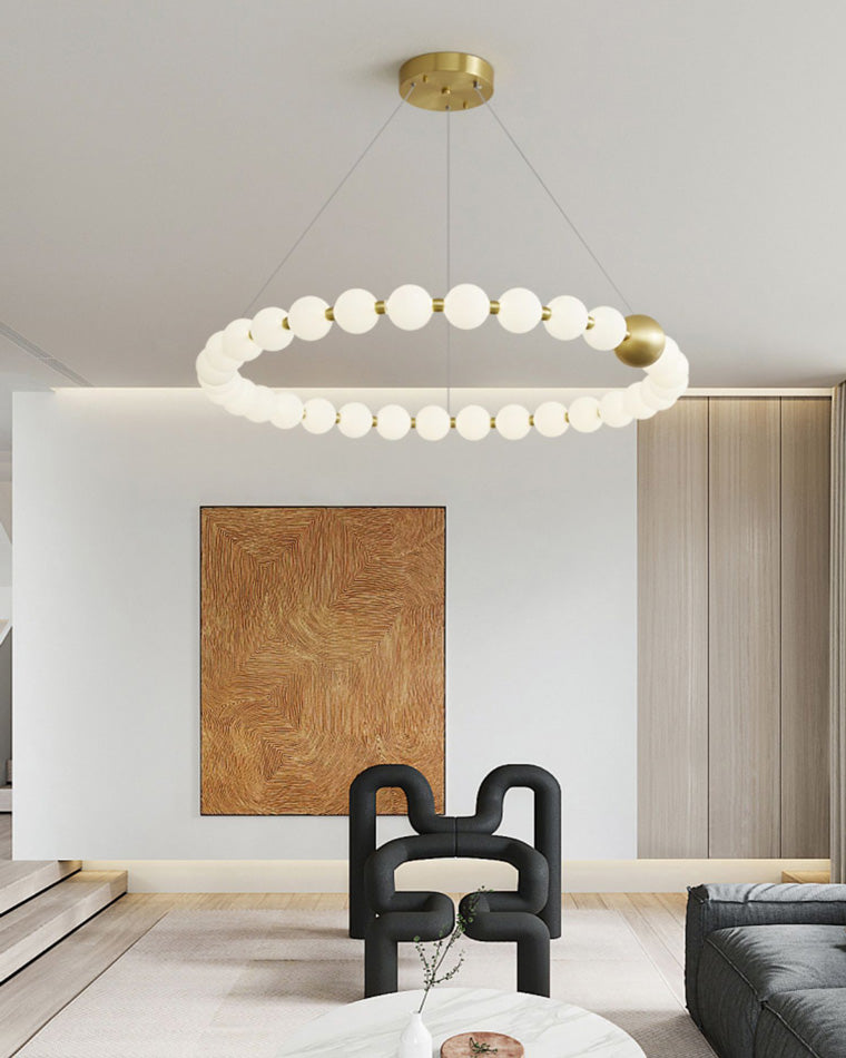 WOW Pear Necklace Circular Chandelier-wow2449
