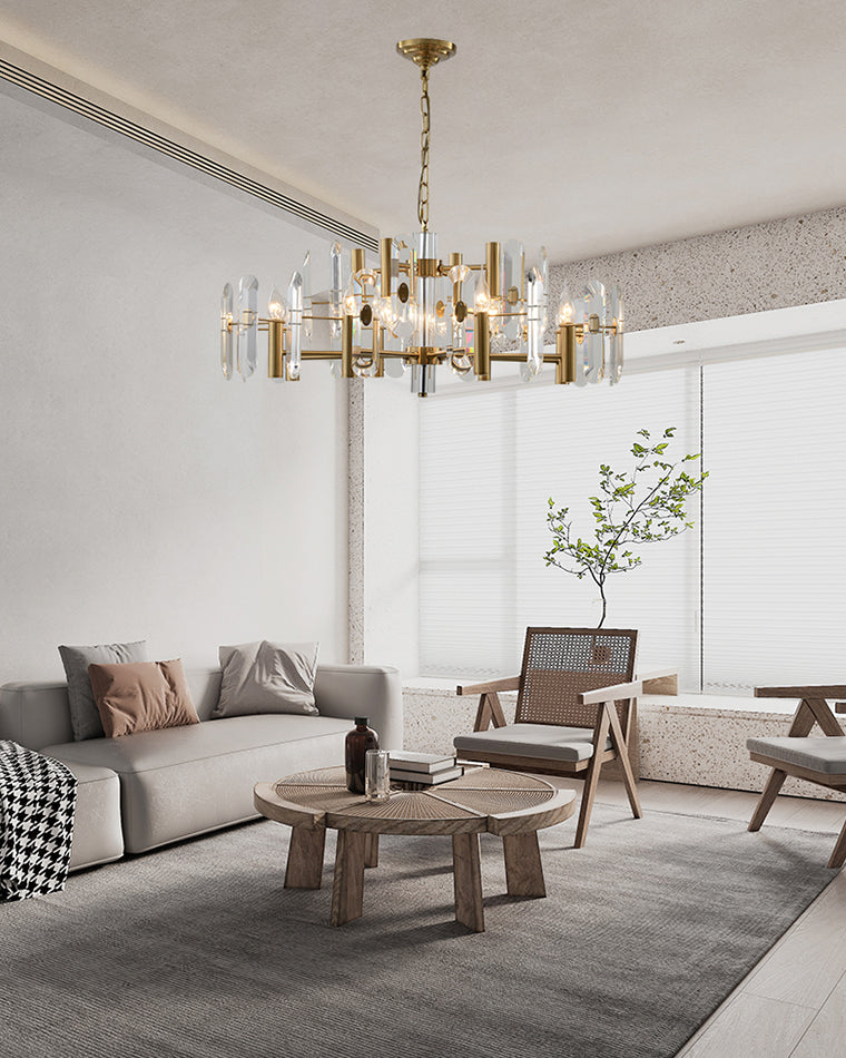 WOW Gold Candle Crystal Chandelier-wow2518