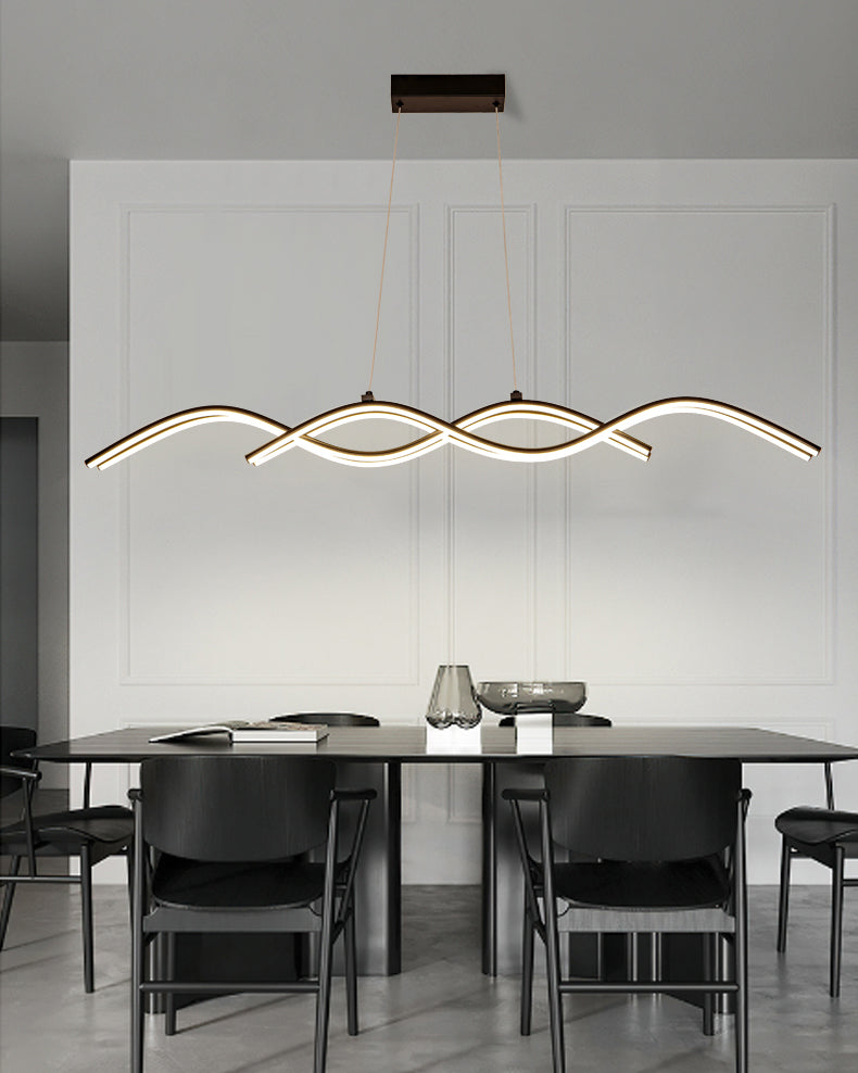 WOW Wavy Linear Pendant Light-wow2641