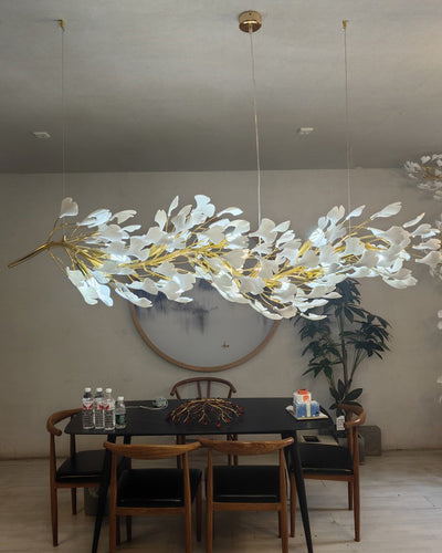 WOW Ginkgo Long Ceramic Chandelier-wow2490