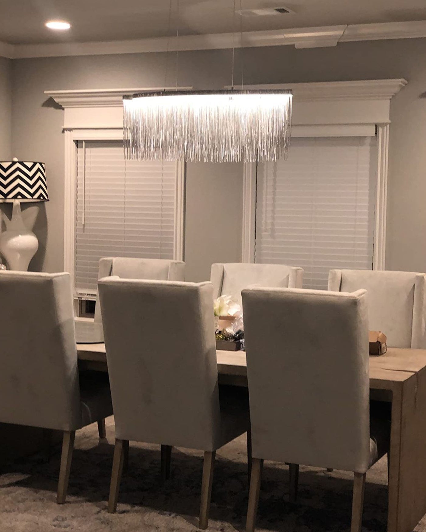 WOW Fringe Linear Chandelier-wow2062b