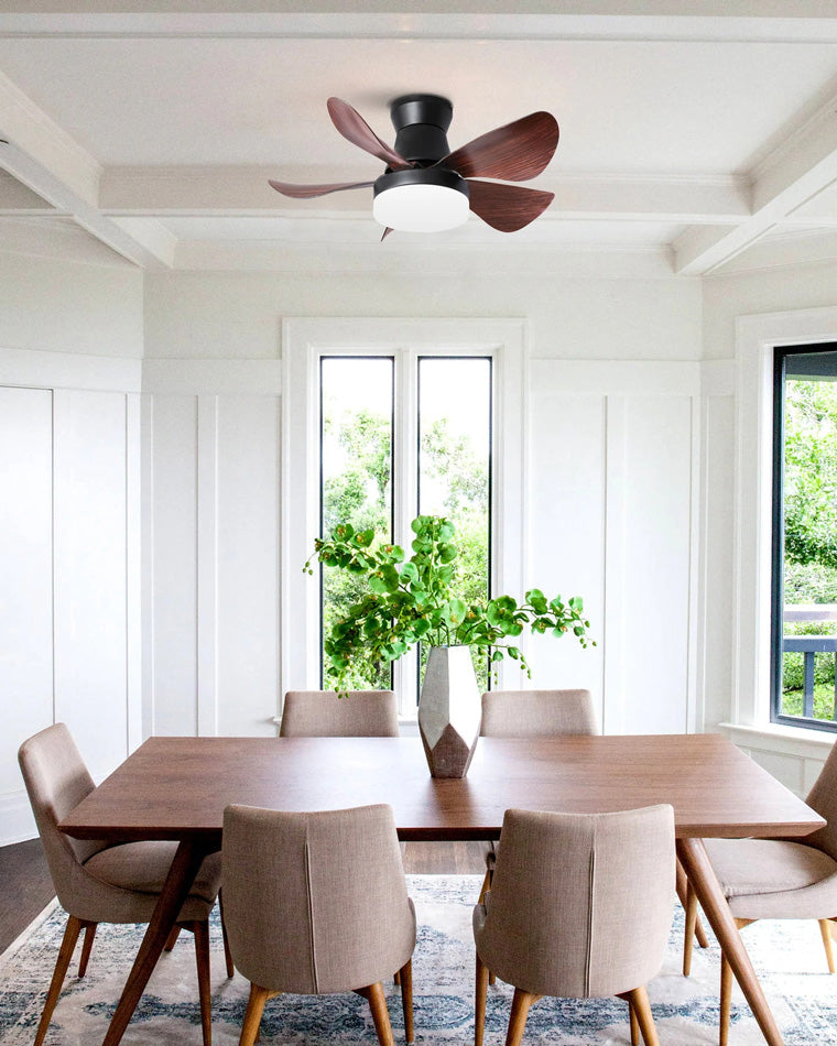 WOW Modern Farmhouse Small Ceiling Fan Lamp-wow5046