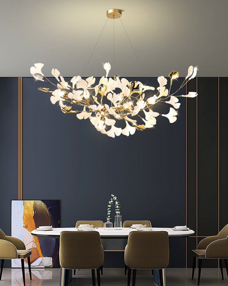 WOW Gingko Ceramic Chandelier-wow2411