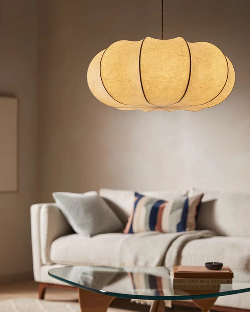 WOW Pumpkin Silk Pendant Light-wow2968