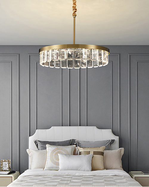 WOW Gold Crystal Round Chandelier-wow2538
