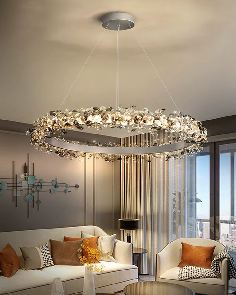 WOW Tiered Circular Crystal Chandelier-wow2726