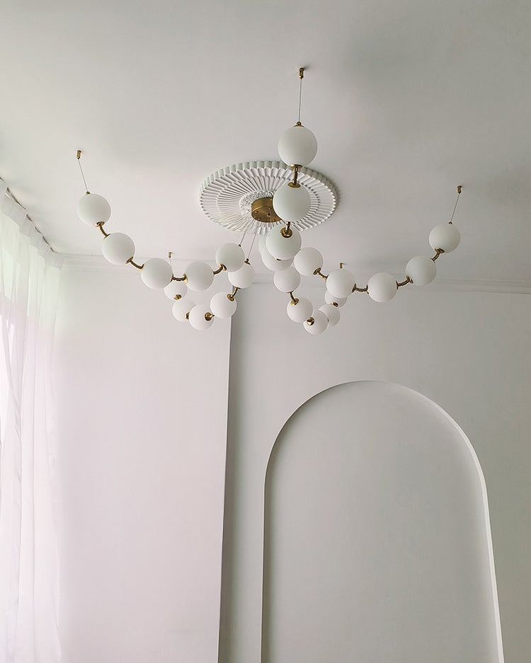 WOW Spider Pearl Globe Chandelier-wow2650