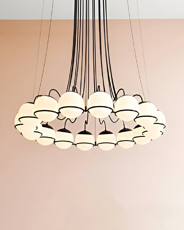 WOW Glass Globe Round Chandelier-wow2623