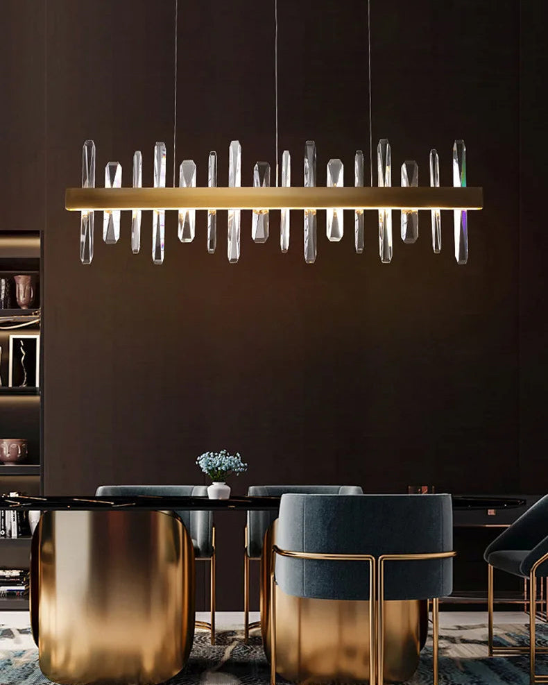 WOW Linear Crystal Chandelier-wow2485b