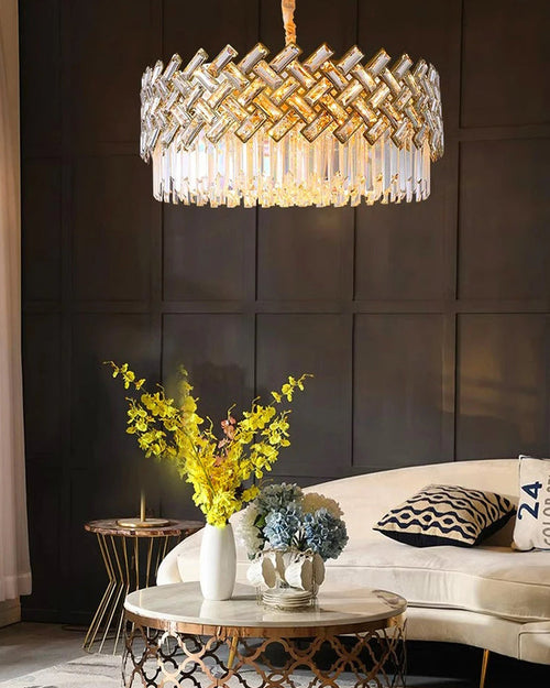 WOW Shield Crystal Round Chandelier-wow2190